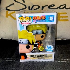 Funko Pop! Vinyl: Naruto Shippuden - Naruto Uzumaki with Rasengan (Glow) - Funko